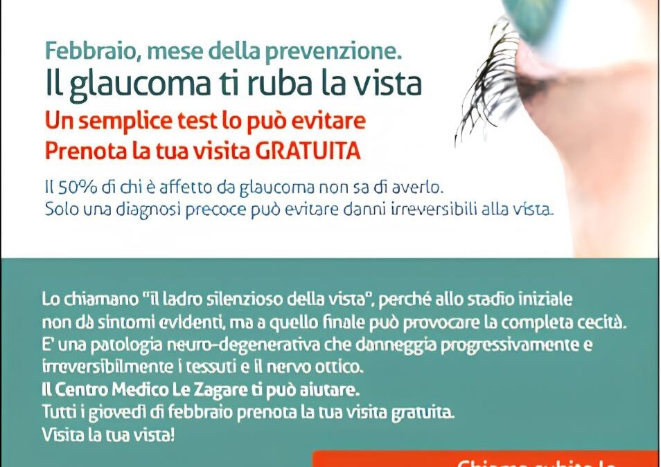 Mese della Prevenzione del Glaucoma