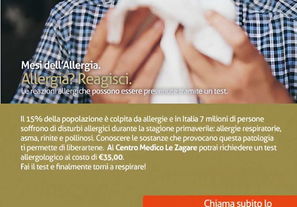 Allergia? Reagisci