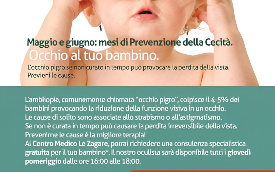 Mesi della prevenzione della Cecità dei Bambini